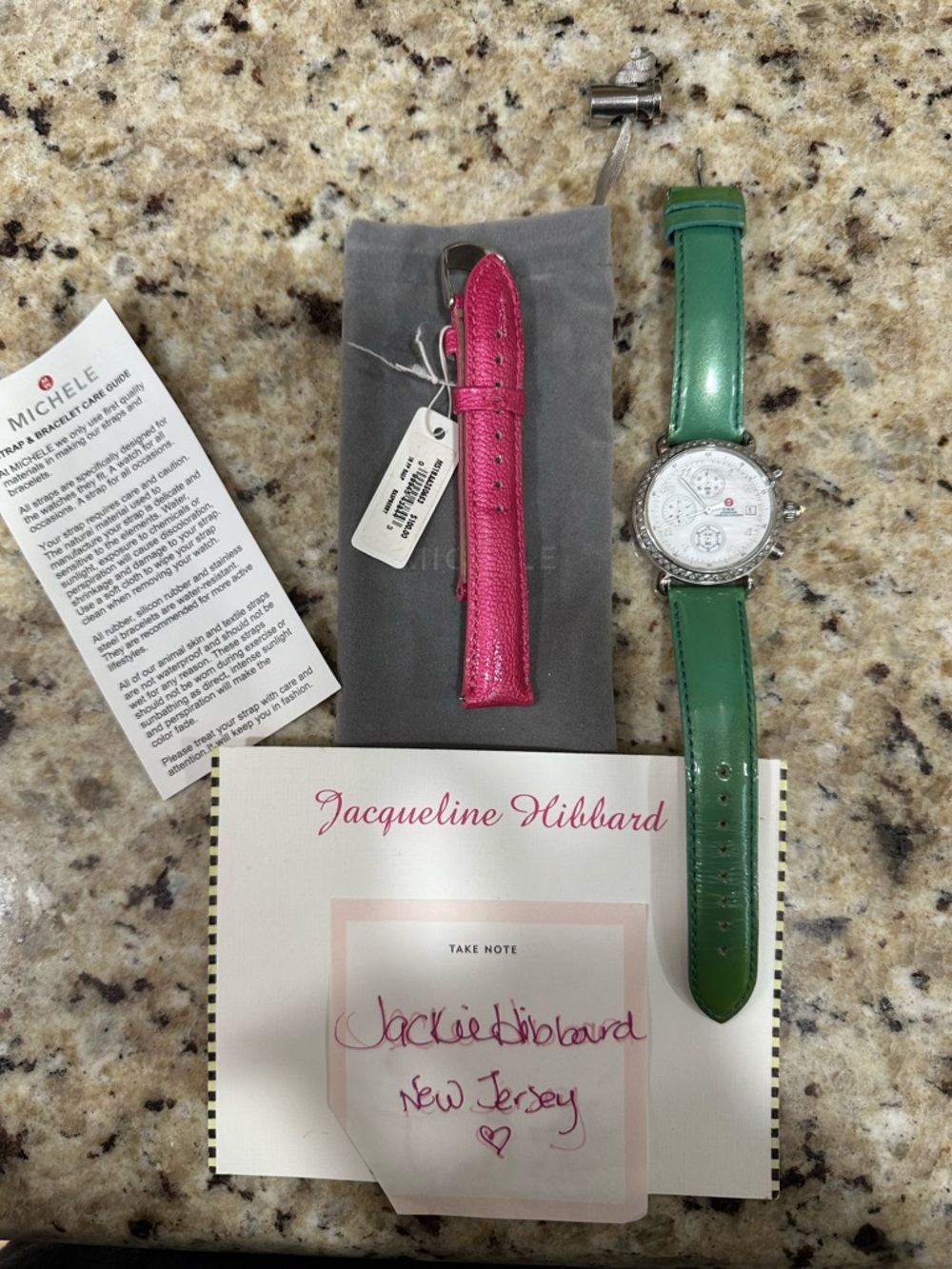 Michele CSX Diamond Chronograph Women’s Watch Excellent Condition!